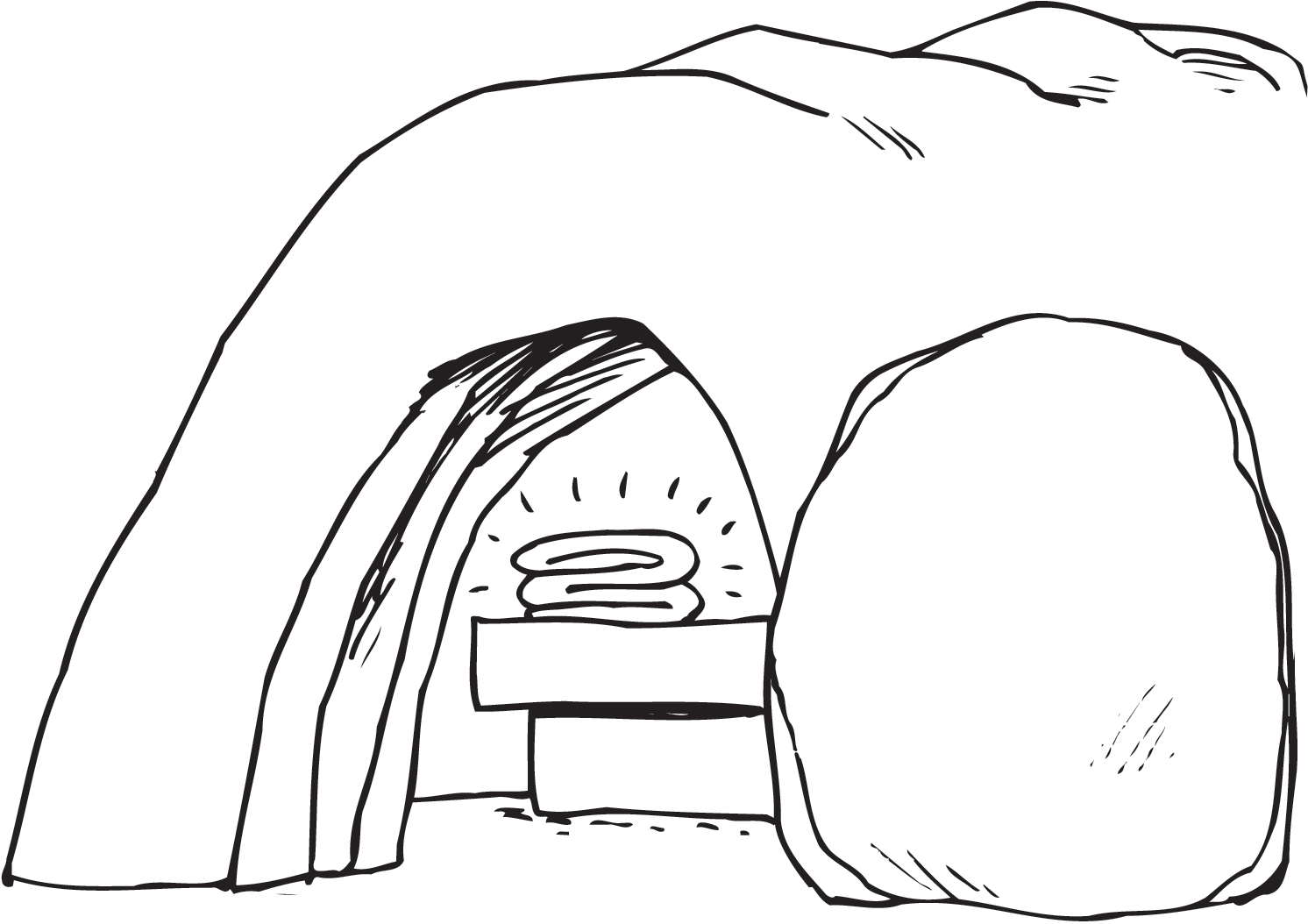 Pusty grób - Jezus Zmartwychwstał!