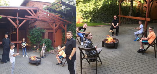 Rekreacyjne spotkanie ministrantów